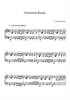 Chameleon Boogie - Grade 3 Piano Solo