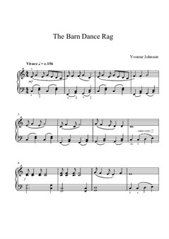 The Barn Dance Rag - Piano Solo