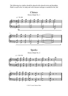 Chimes and Sparks - 2 Octave Studies For Piano