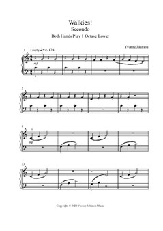 Walkies! - A Piano Duet For Beginners