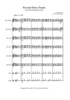 Russian Dance Trepak (Easier Main Theme Only Version) - For Orff Ensemble